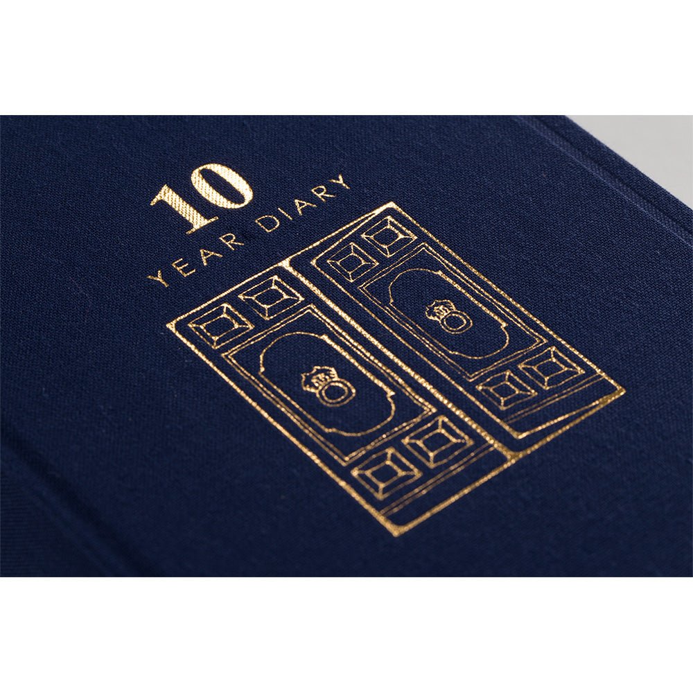 Agenda perpétuel MIDORI 10 Years Diary - Bleu marine - 