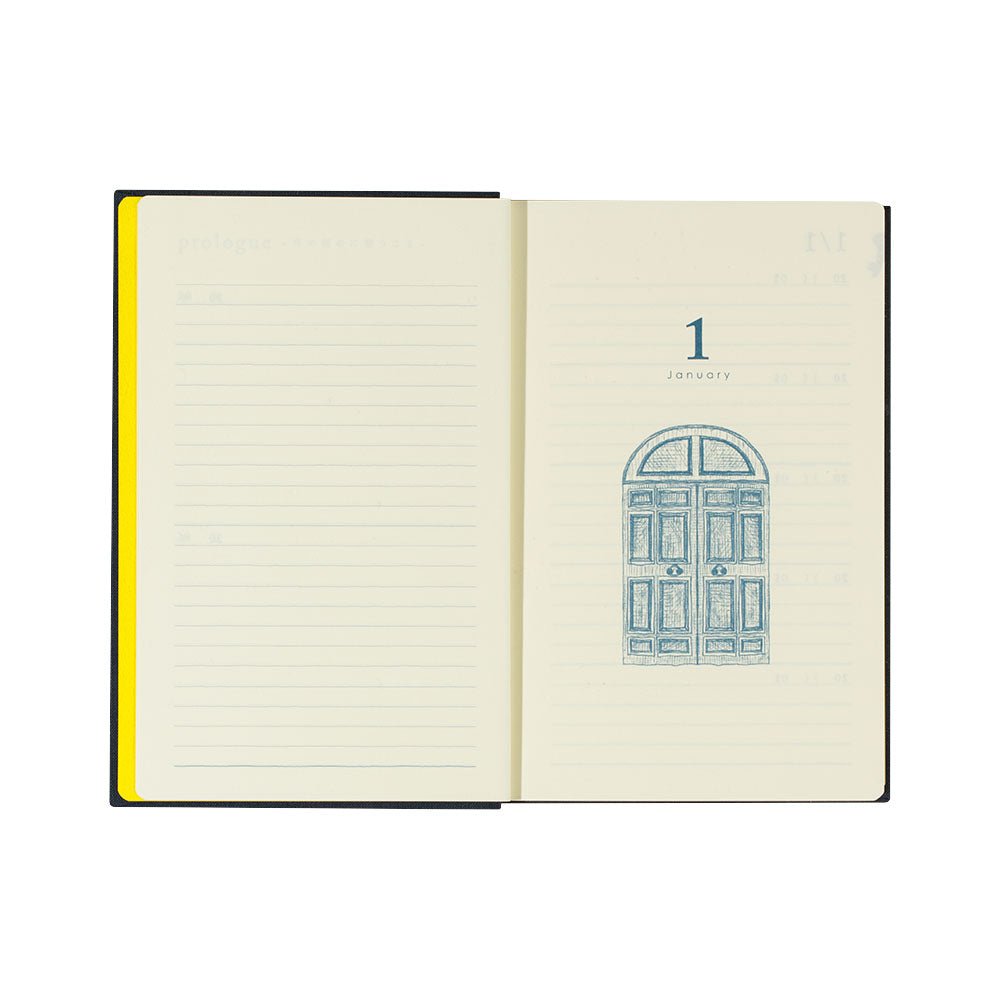 Agenda perpétuel MIDORI 10 Years Diary - Bleu marine - 