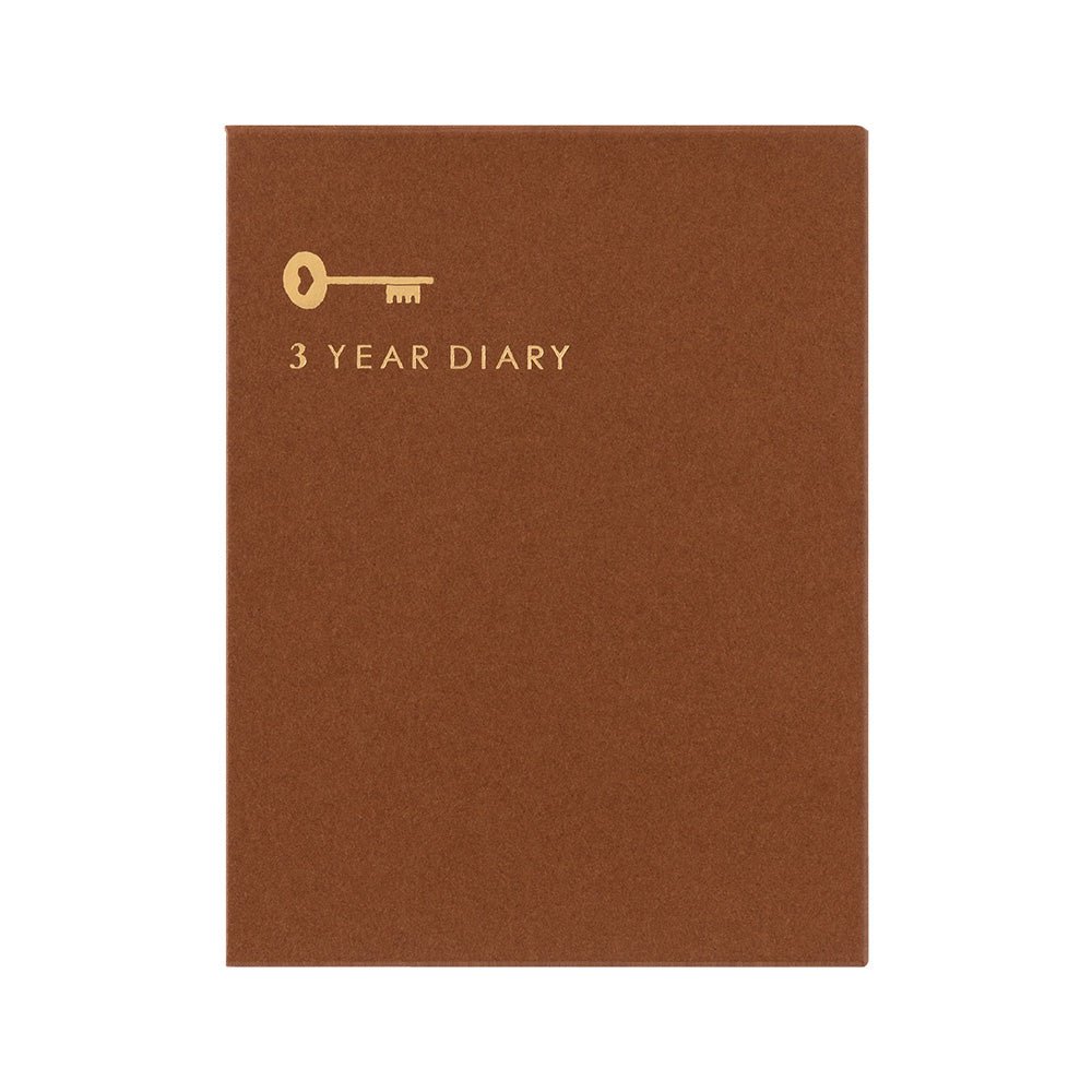 Agenda perpétuel MIDORI 3 Years Diary Mini - Bleu - violet - 4902805127110