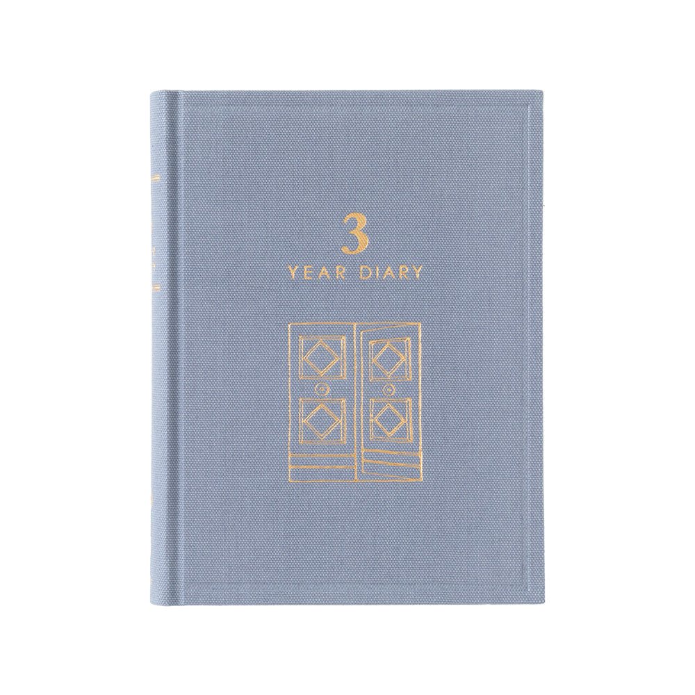 Agenda perpétuel MIDORI 3 Years Diary Mini - Bleu - violet - 4902805127110