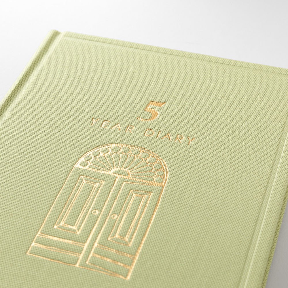 Agenda perpétuel MIDORI 5 Years Diary Mini - Vert clair - 4902805127103