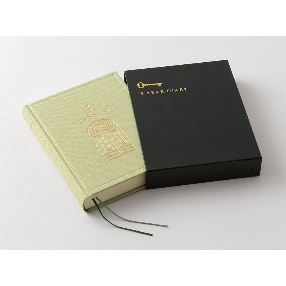 Agenda perpétuel MIDORI 5 Years Diary Mini - Vert clair - 4902805127103