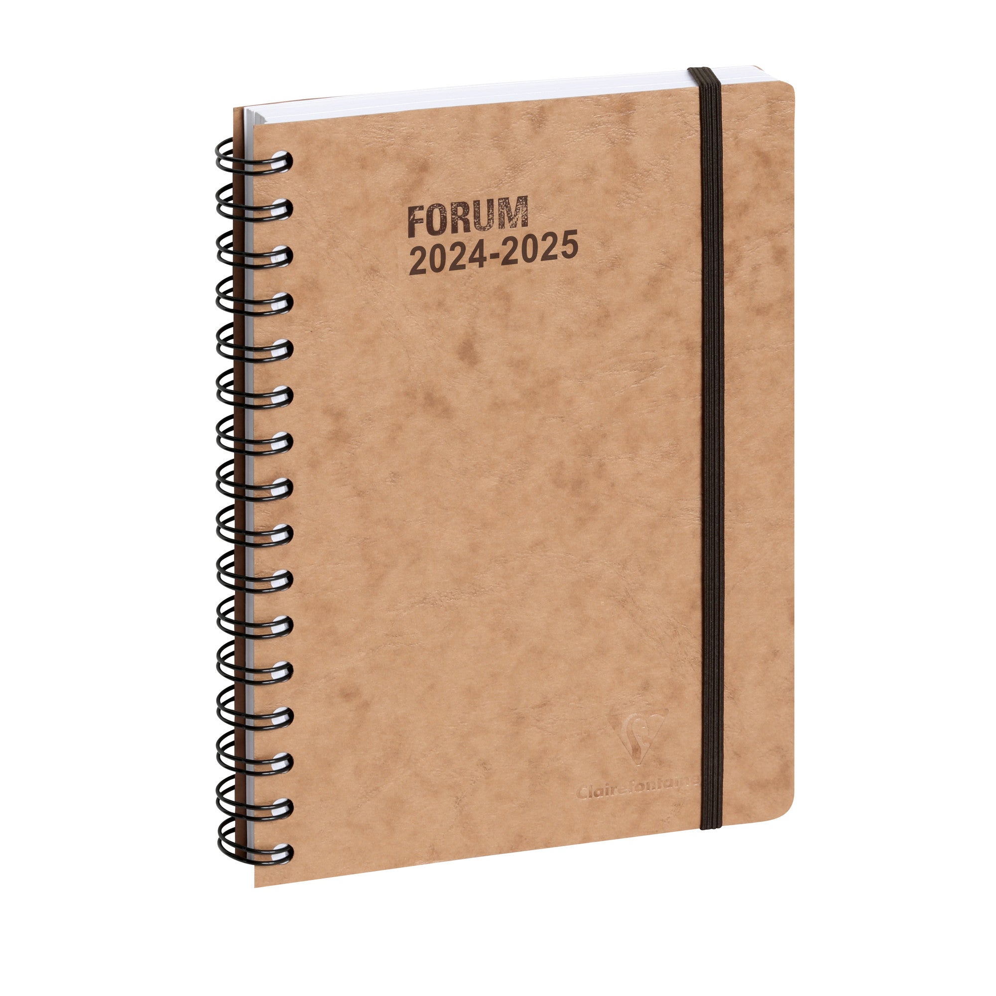 Agenda Scolaire 2024-2025 CLAIREFONTAINE Forum Office Age Bag - 1 jour par page - 15 x 21 cm - Havane - 3660942077330
