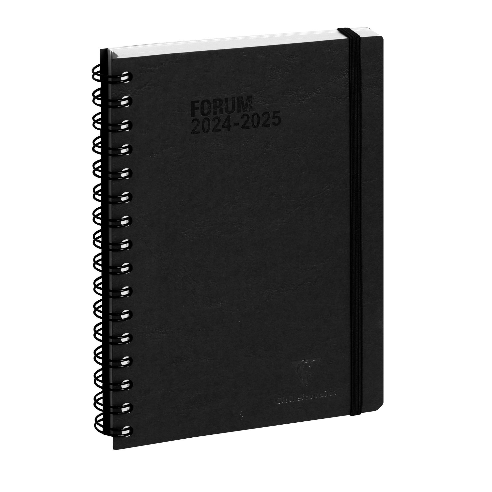 Agenda Scolaire 2024-2025 CLAIREFONTAINE Forum Office Age Bag - 1 jour par page - 15 x 21 cm - Noir - 3660942077316