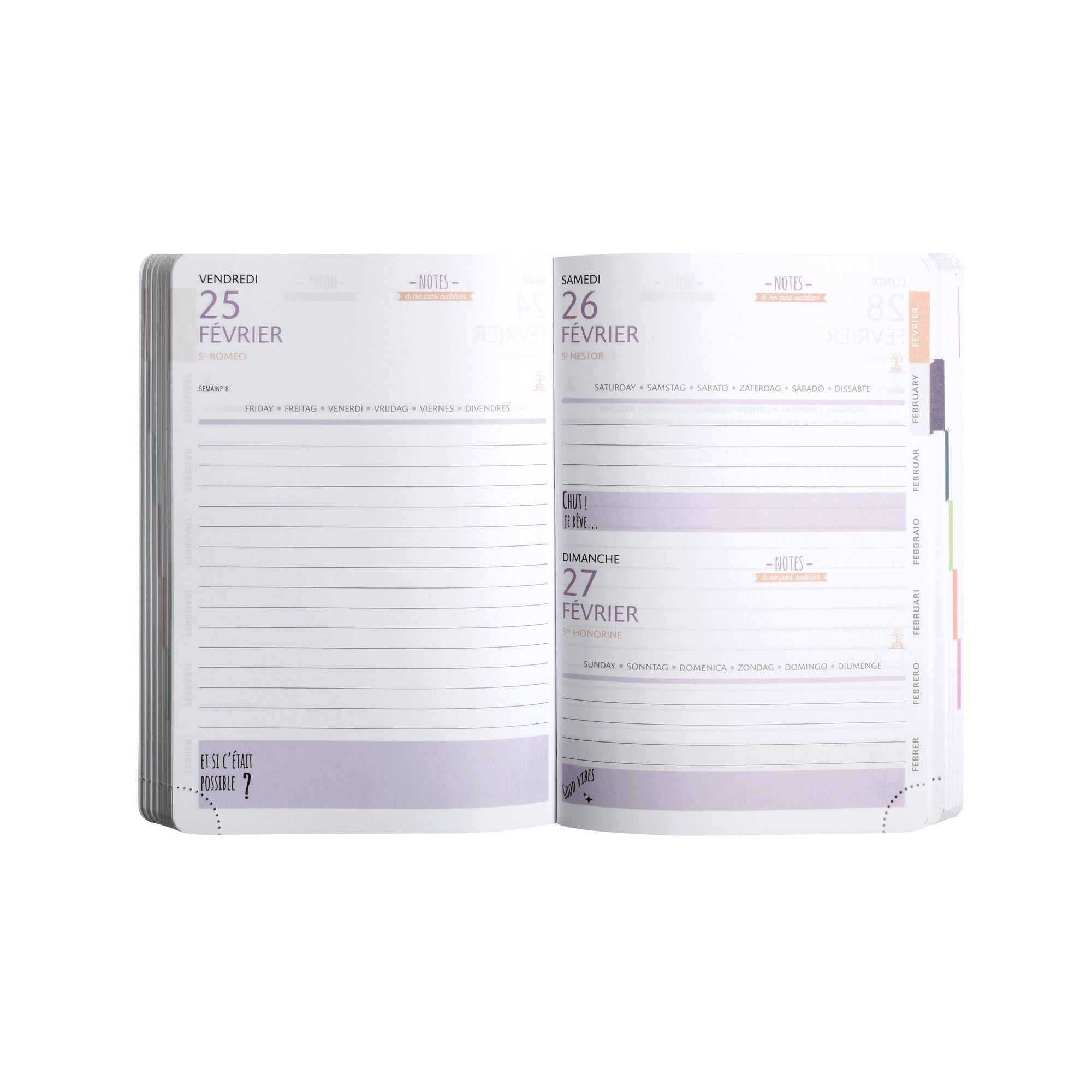 Agenda Scolaire 2024-2025 EXACOMPTA Forum Color Soft Harmony - 1 jour par page - 12 x 17 cm - Bleu - 3660942073424