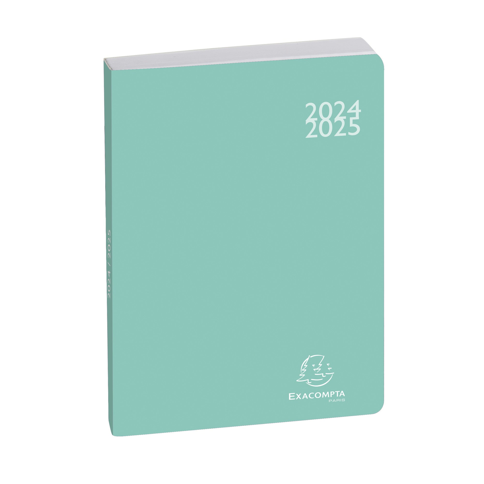 Agenda Scolaire 2024-2025 EXACOMPTA Forum Color Soft Harmony - 1 jour par page - 12 x 17 cm - Vert - 3660942073431