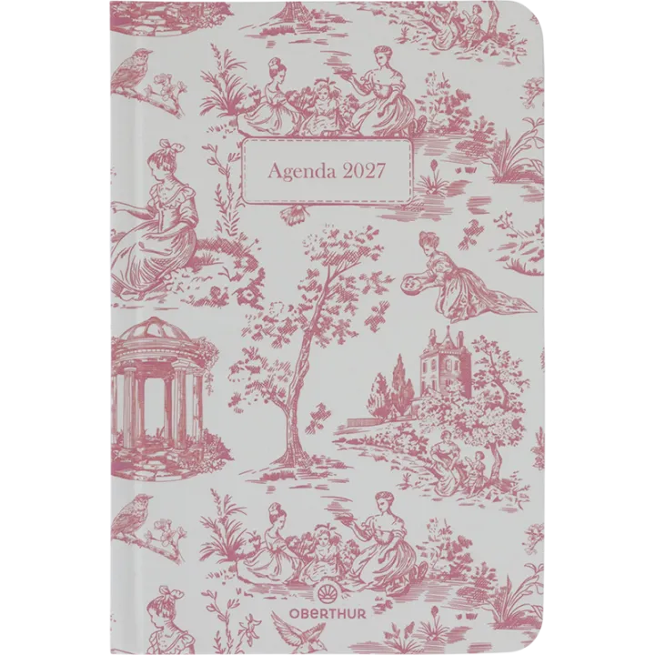 Agenda 2027 OBERTHUR Vienne - 10 x 15 cm - 1 semaine sur 2 pages - Orientation verticale - Bucolique