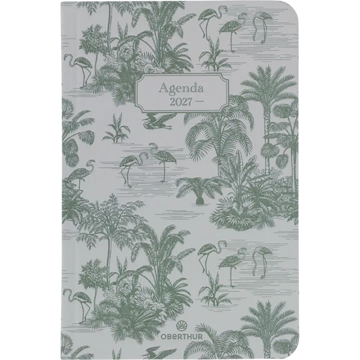 Agenda 2027 OBERTHUR Vienne - 10 x 15 cm - 1 semaine sur 2 pages - Orientation verticale - Animal