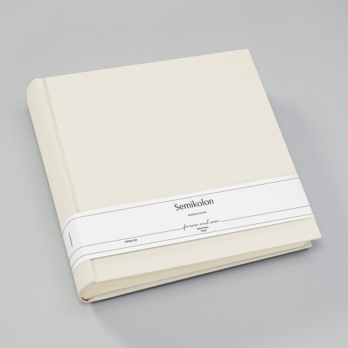 Album photo SEMIKOLON Wedding Edition Classic XLarge - 32 x 31 cm - 130 pages - Chamois