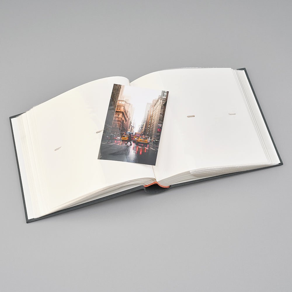 Album photo SEMIKOLON Classic Pocket - 23 x 22 cm - 200 pochettes - Lava Stone - 
