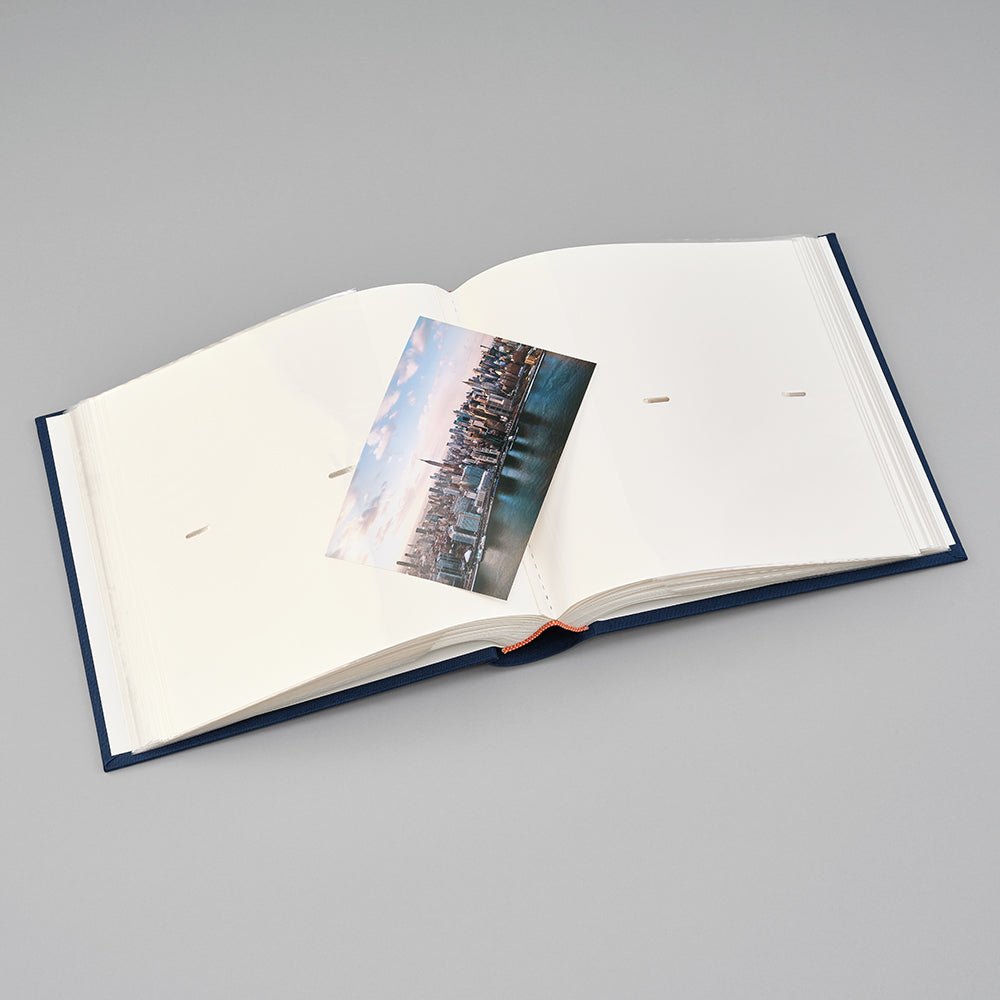 Album photo SEMIKOLON Classic Pocket - 23 x 22 cm - 200 pochettes - Marine - 