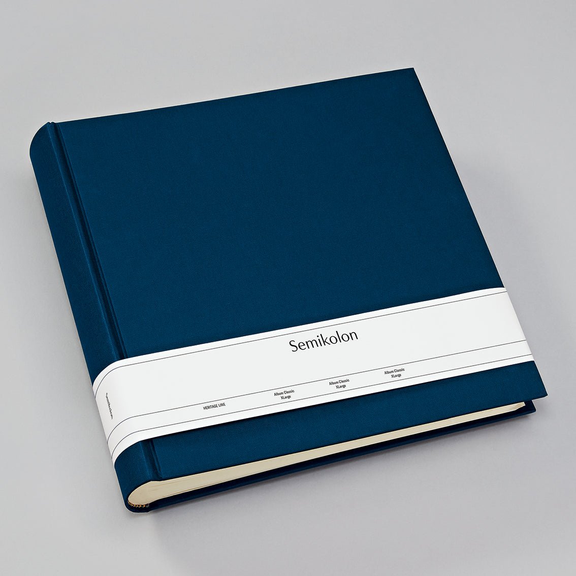 Album photo SEMIKOLON Classic XLarge - 32 x 31 cm - 130 pages - Marine - 4250053622452