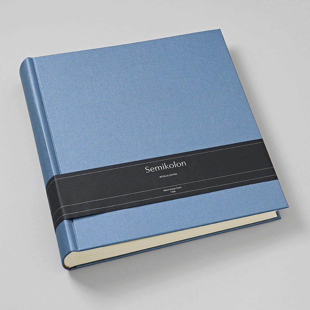 Album photo SEMIKOLON Metallic Edition Classic Event Large - 30.5 x 30.5 cm - 100 pages - Electric Midnight - 