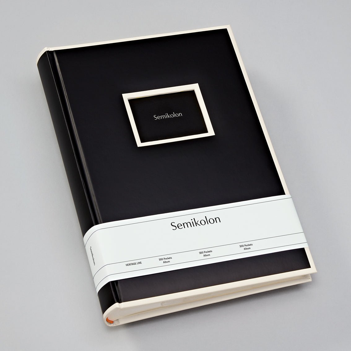 Album photo SEMIKOLON Pocket - 32.8 x 22.5 cm - 300 pochettes - Black - 4250053691632