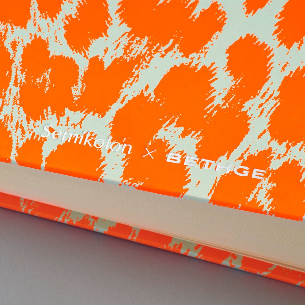 Album photo SEMIKOLON x BETHGE Edition Classic Large - 24.5 x 30.5 cm - 130 pages - Neonorange - 4070409002543