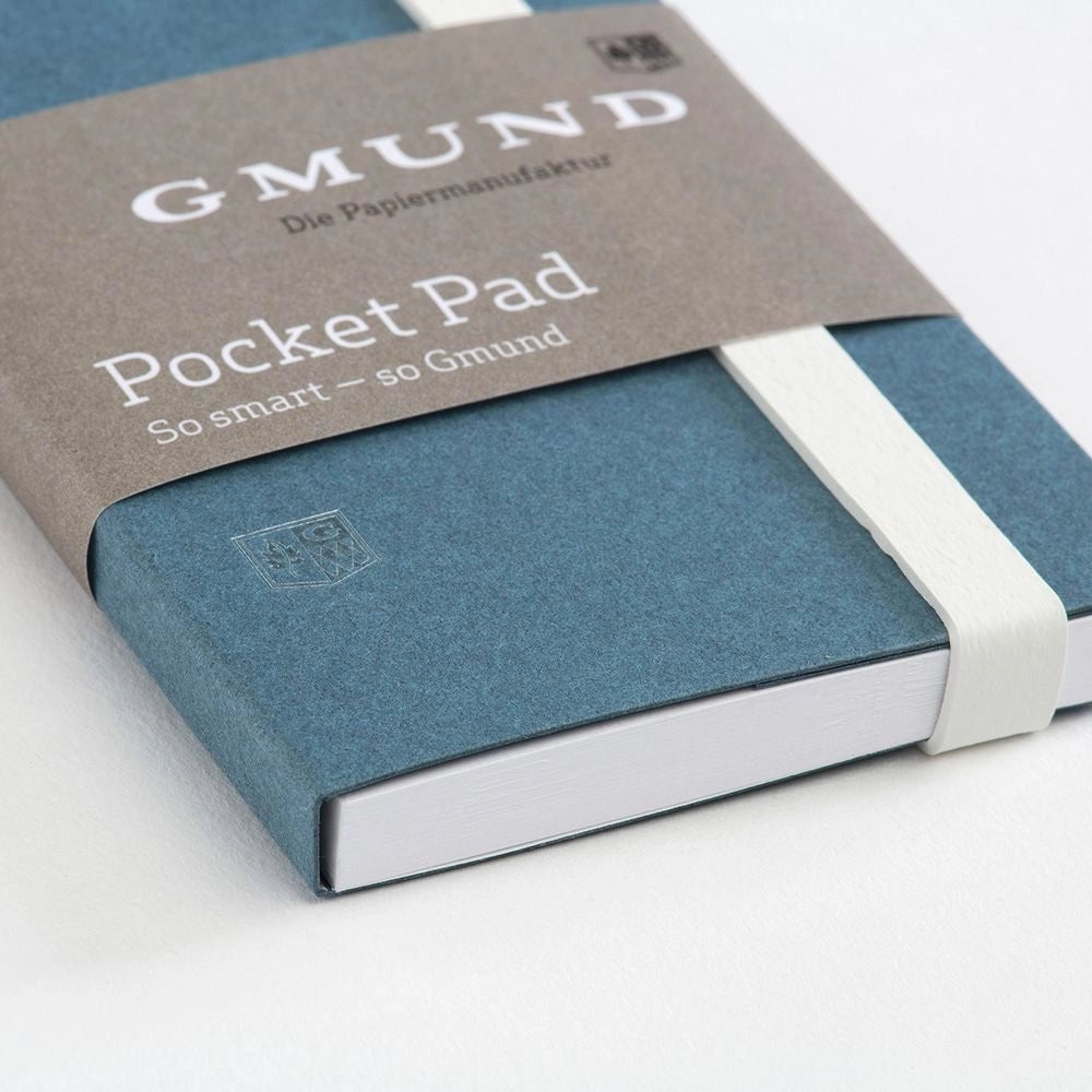 Bloc - notes GMUND Pocket Pad - 6,7 x 13,8 cm - Uni - Denim - 4049574038060