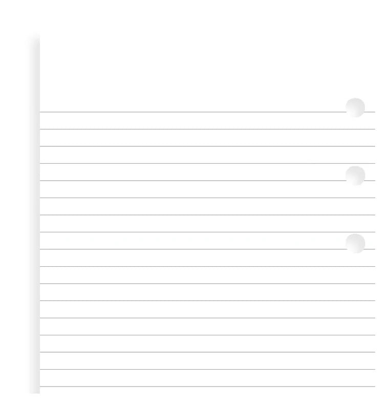 Bloc - notes ligné FILOFAX - Blanc - Personal - Personal - Ligné - 5015142119003