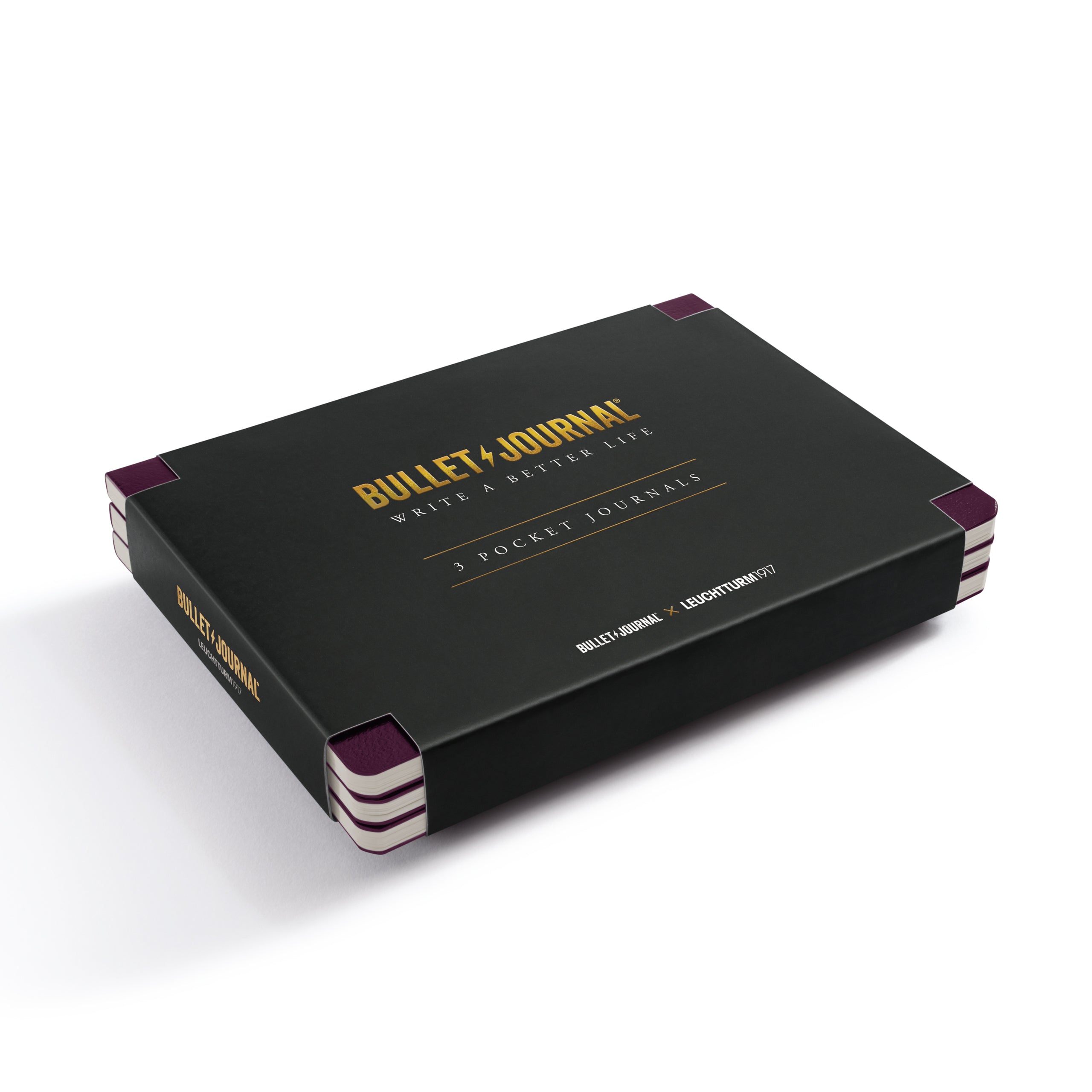 Carnet LEUCHTTURM1917 Bullet Journal Pocket - 144 x 104 mm - Softcover - Pointillé - Purple26