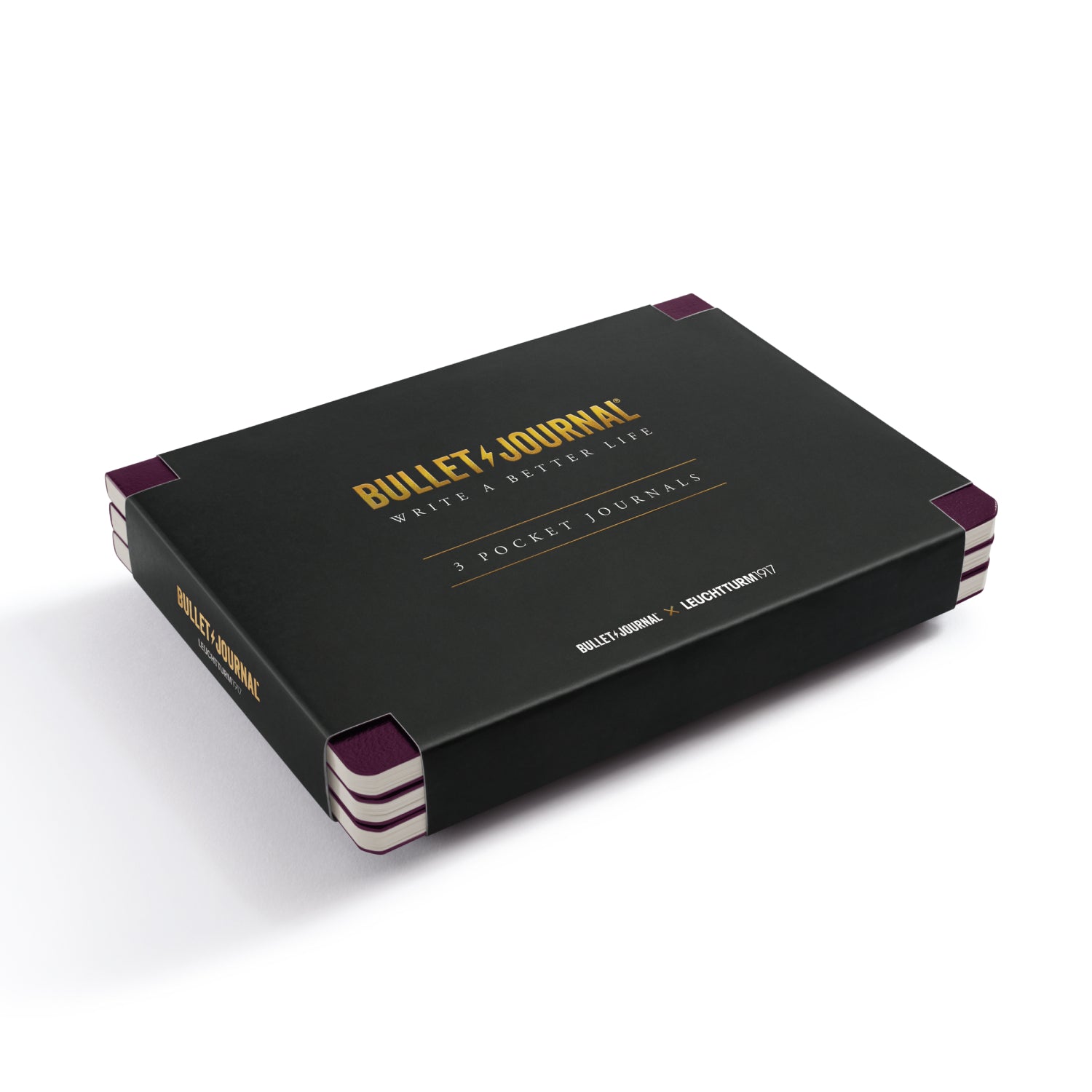 Carnet LEUCHTTURM1917 Bullet Journal Pocket - 144 x 104 mm - Softcover - Pointillé - Purple26
