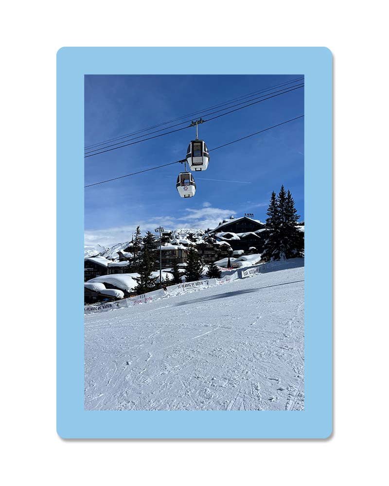 Cadre photo SLIMPYX adhésif - 10 x 15 cm - Bleu clair - 