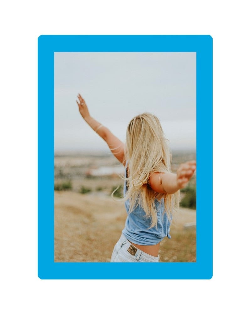 Cadre photo SLIMPYX adhésif - 13 x 18 cm - Bleu ciel - 3683080259703