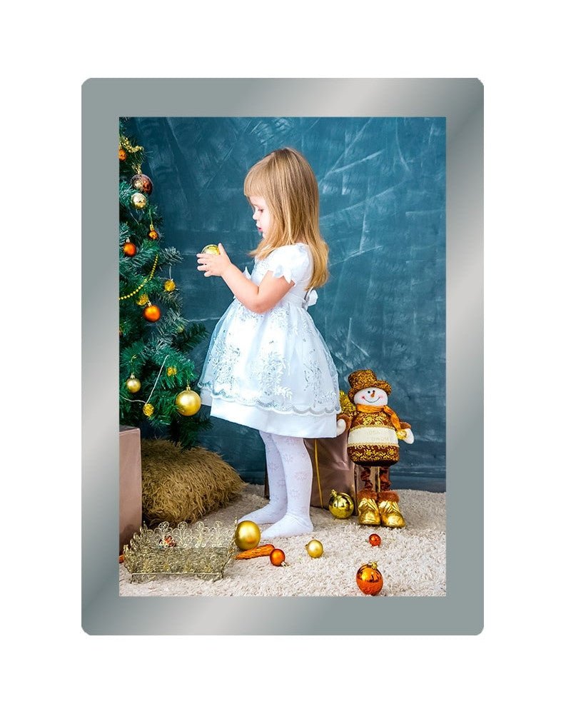 Cadre photo SLIMPYX adhésif - 13 x 18 cm - Chrome - 3683080257853