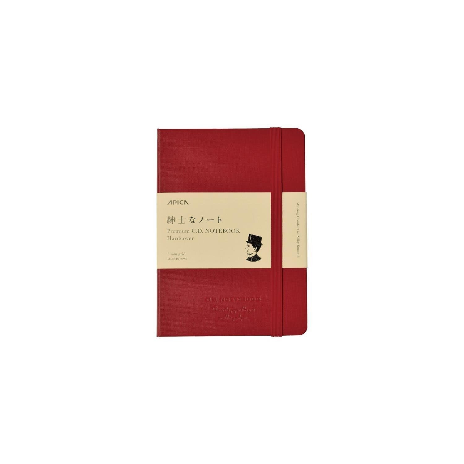 Carnet APICA Premium CD Notebook - A6 - Hardcover - Quadrillé - 