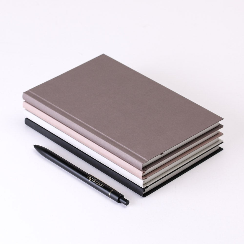 Carnet BALTS Chic - B6+ - Hardcover - Uni - Latte Brown - 