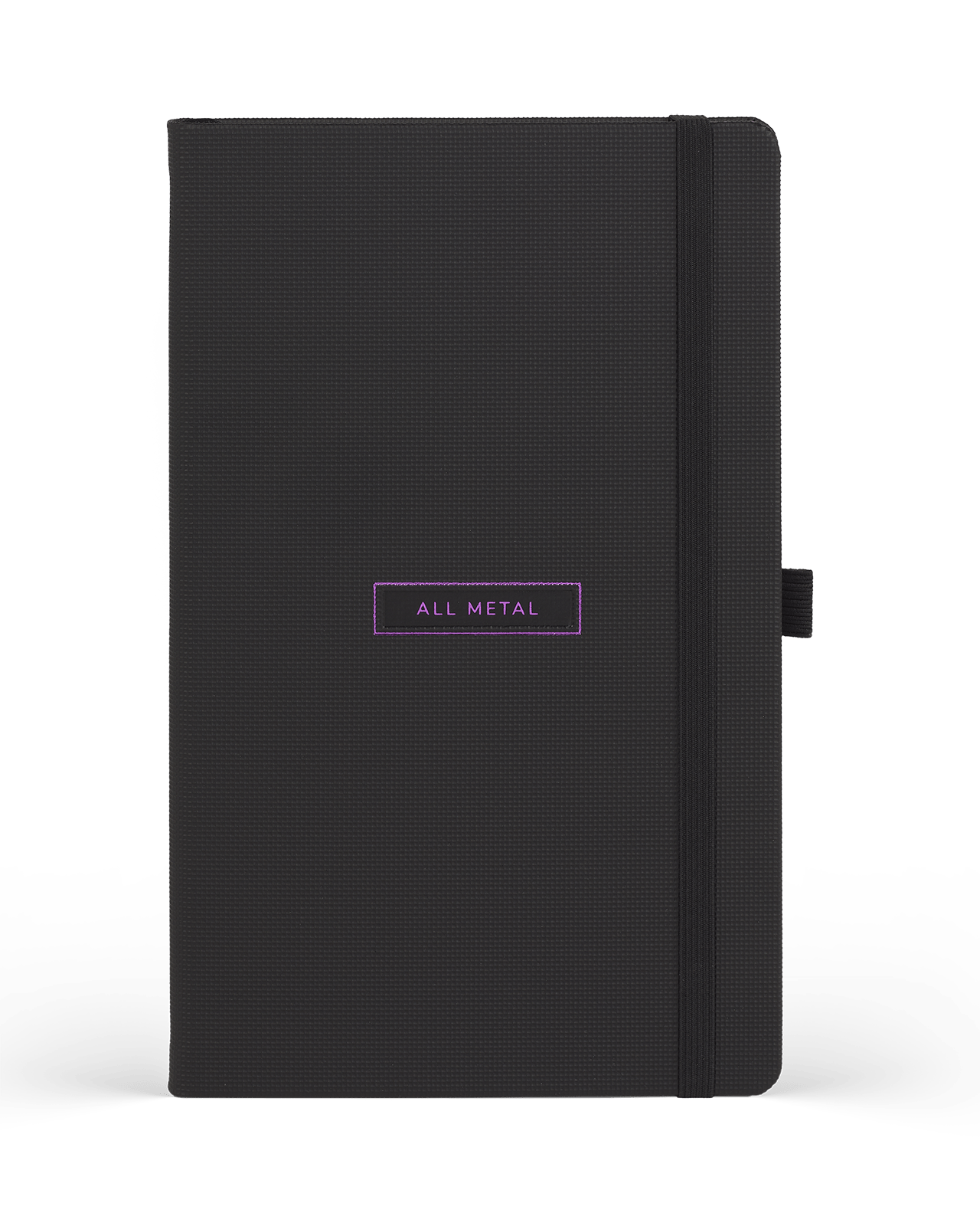 Carnet CASTELLI MILANO All Metal - 13 x 21 cm - Hardcover - Ligné - Fuchsia - 8056149954683