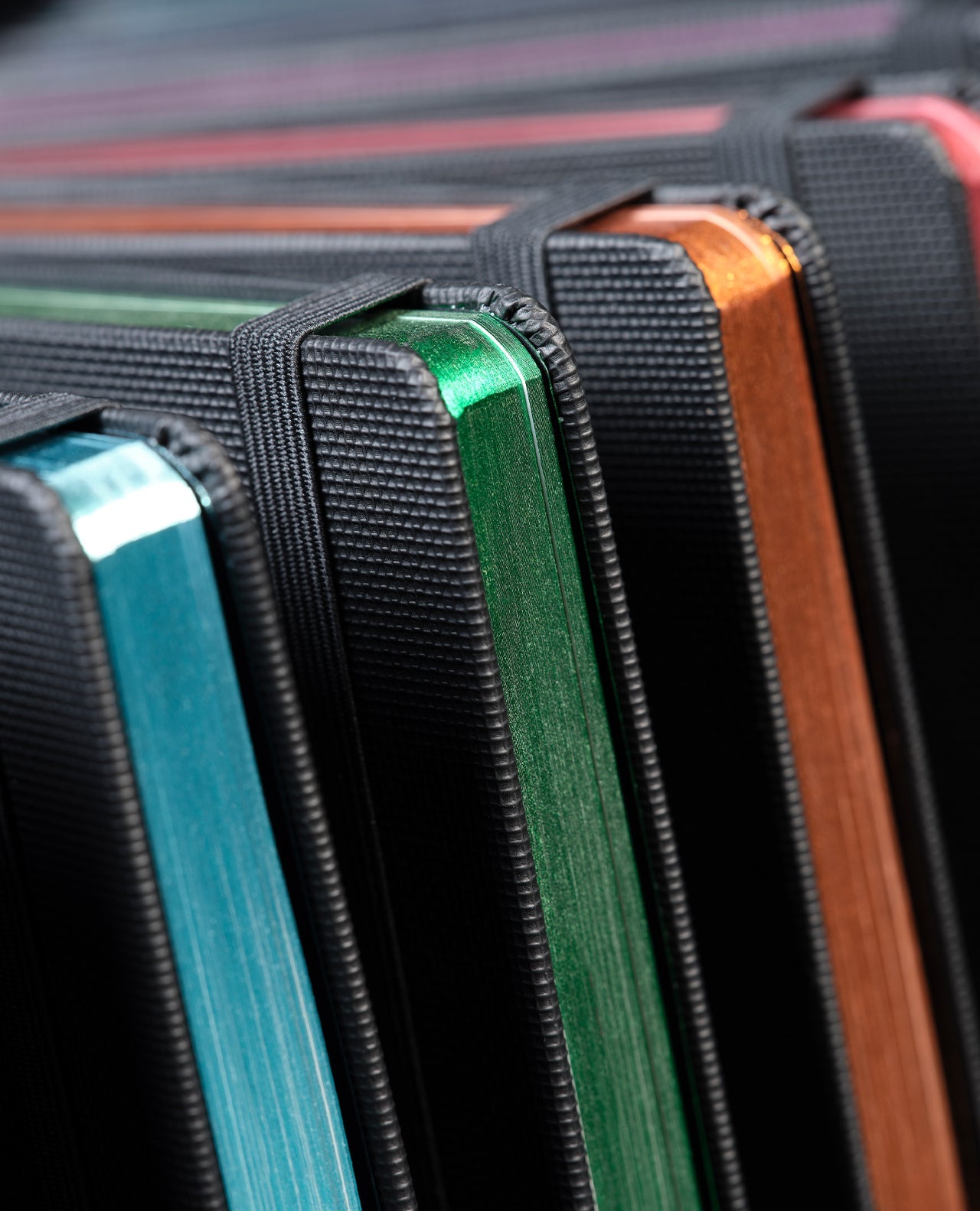 Carnet CASTELLI MILANO All Metal - 13 x 21 cm - Hardcover - Ligné - Green - 8056149954690