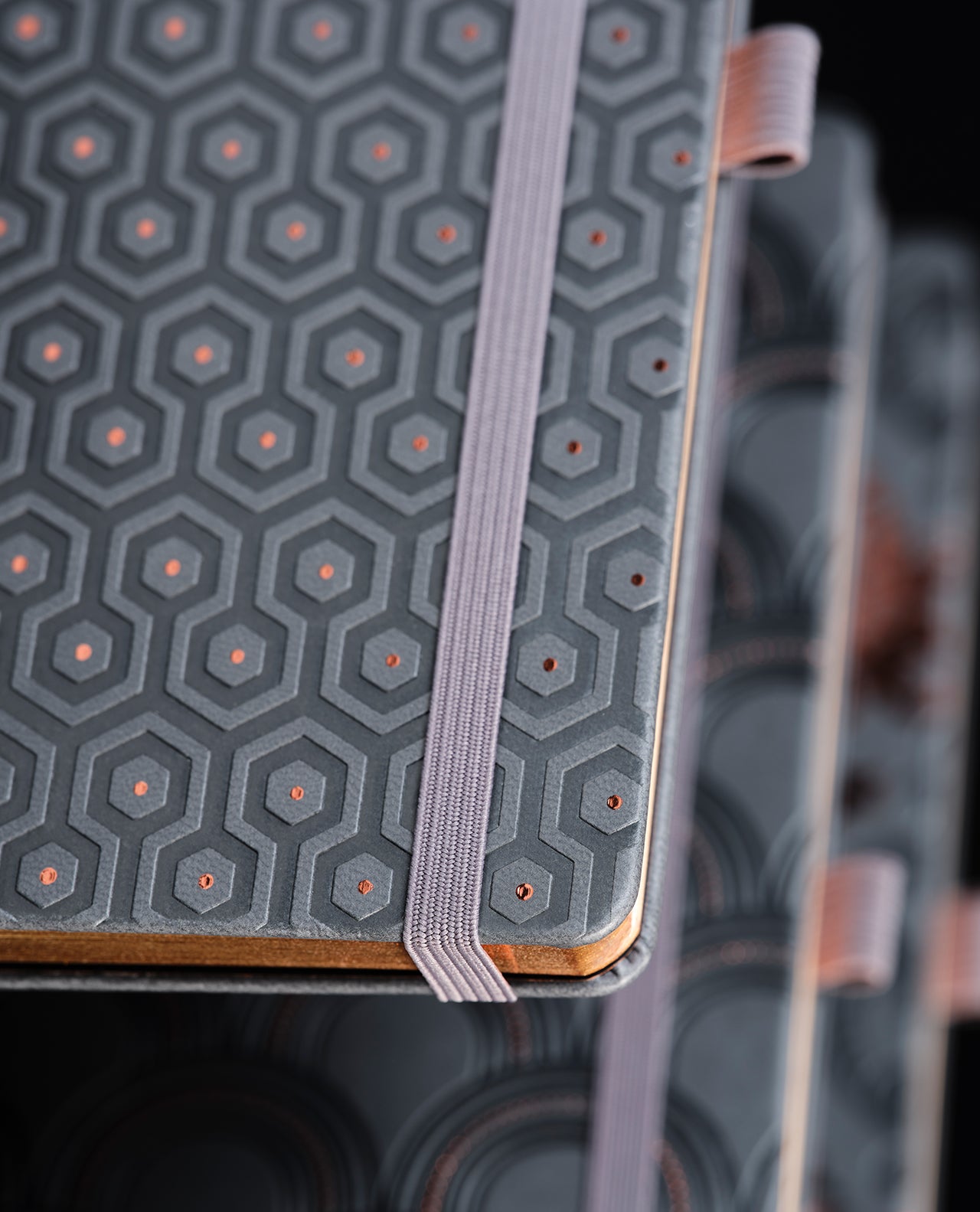 Carnet CASTELLI MILANO Copper - 19 x 25 cm - Hardcover - Ligné - Honeycomb - 8056149954980