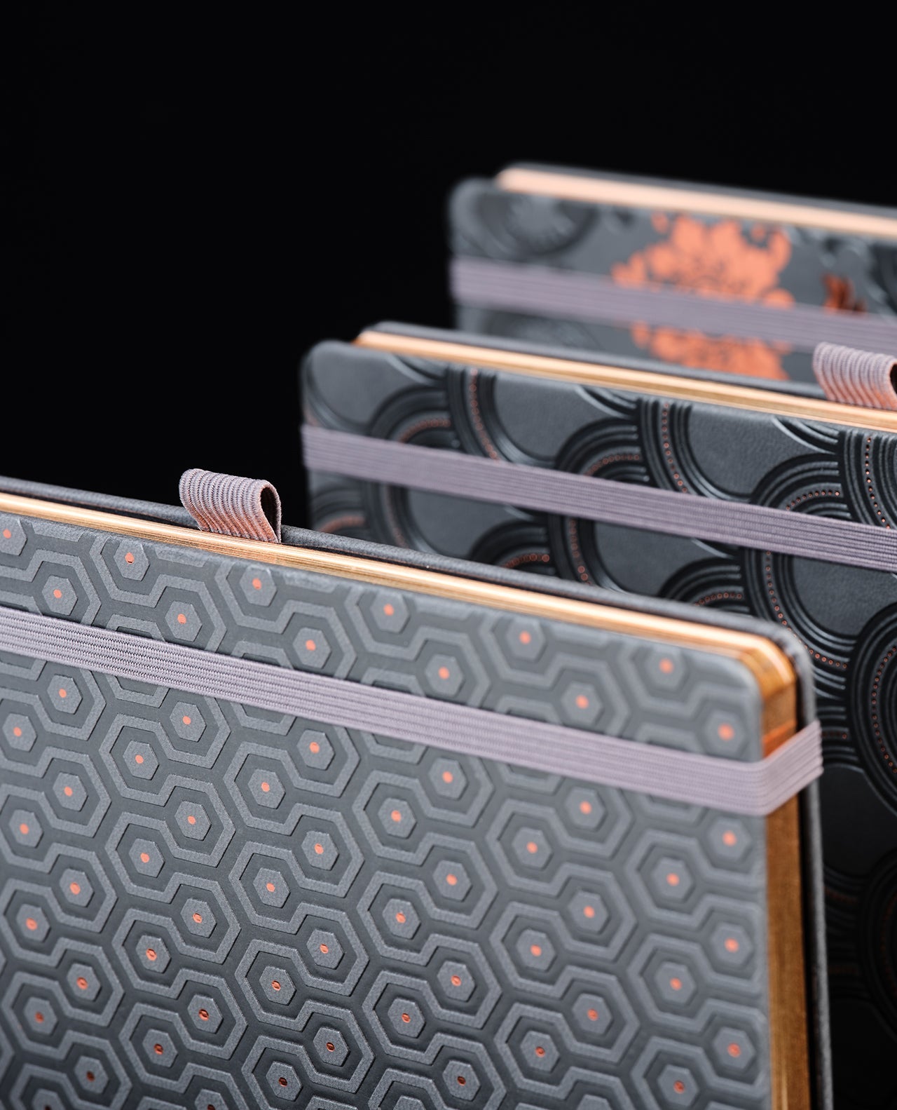 Carnet CASTELLI MILANO Copper - 19 x 25 cm - Hardcover - Ligné - Honeycomb - 8056149954980