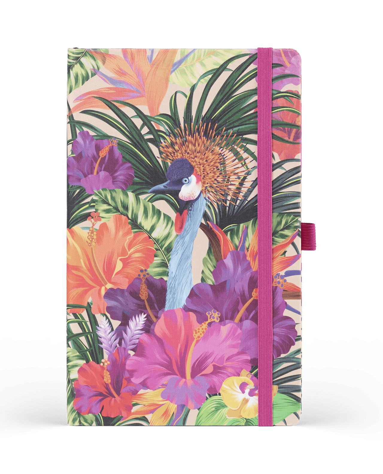 Carnet CASTELLI MILANO Eden - 9 x 14 cm - Hardcover - Ligné - Tropical - 8056149953440