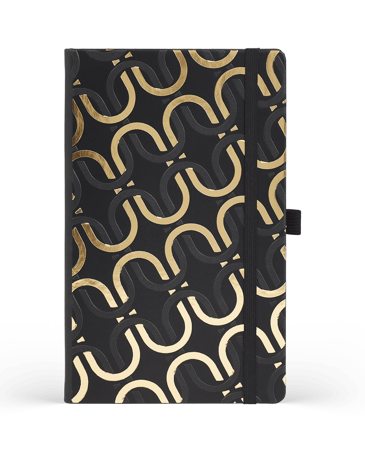 Carnet CASTELLI MILANO Gold - 19 x 25 cm - Hardcover - Ligné - Chain - 8056149955536