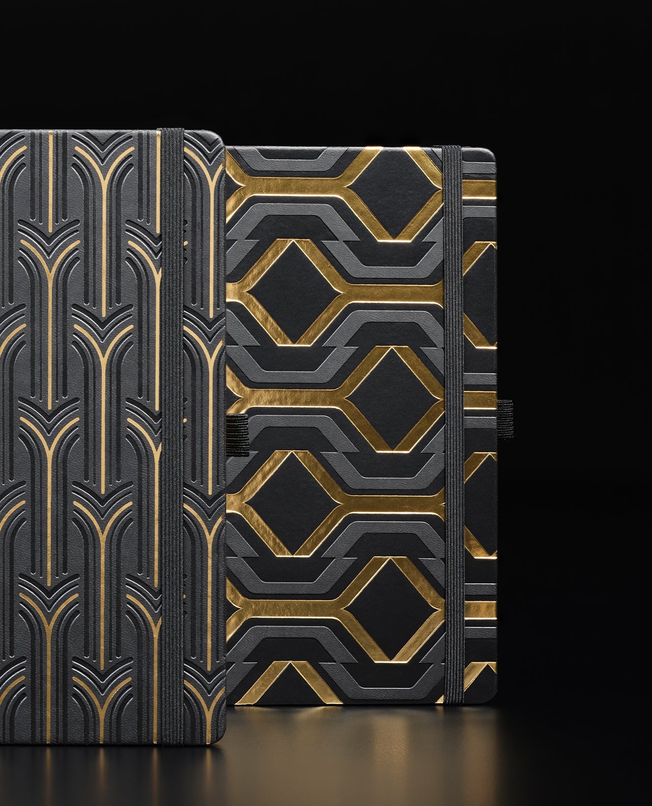 Carnet CASTELLI MILANO Gold - 19 x 25 cm - Hardcover - Ligné - Clasp - 8056149955550