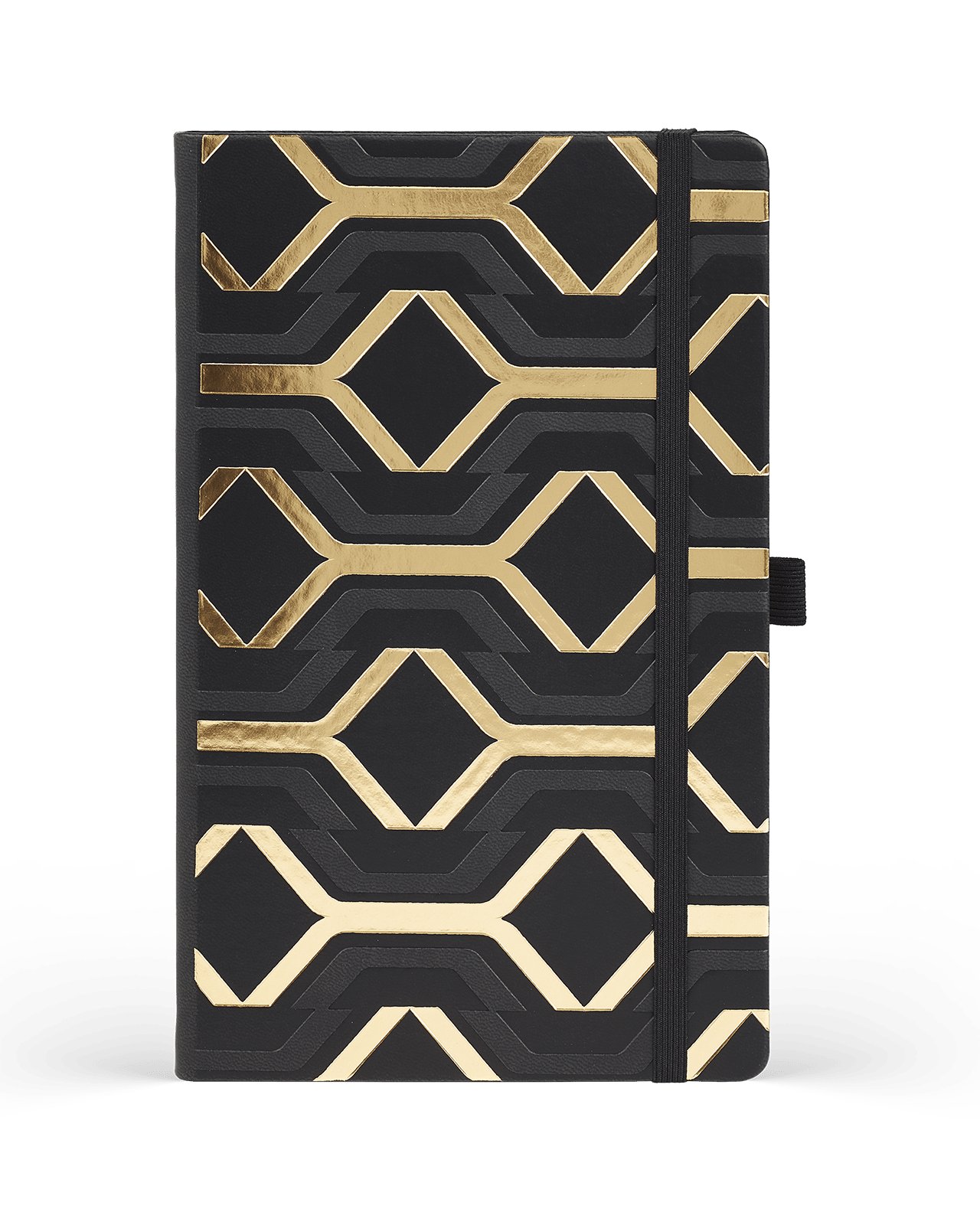 Carnet CASTELLI MILANO Gold - 19 x 25 cm - Hardcover - Ligné - Clasp - 8056149955550