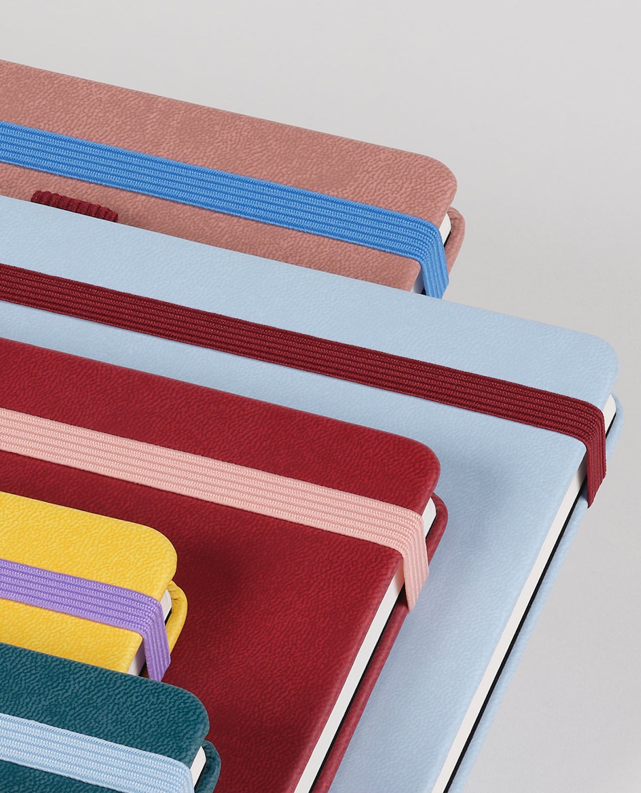 Carnet CASTELLI MILANO Kaleido - 19 x 25 cm - Hardcover - Ligné - Arctic Blue - 8056149953860