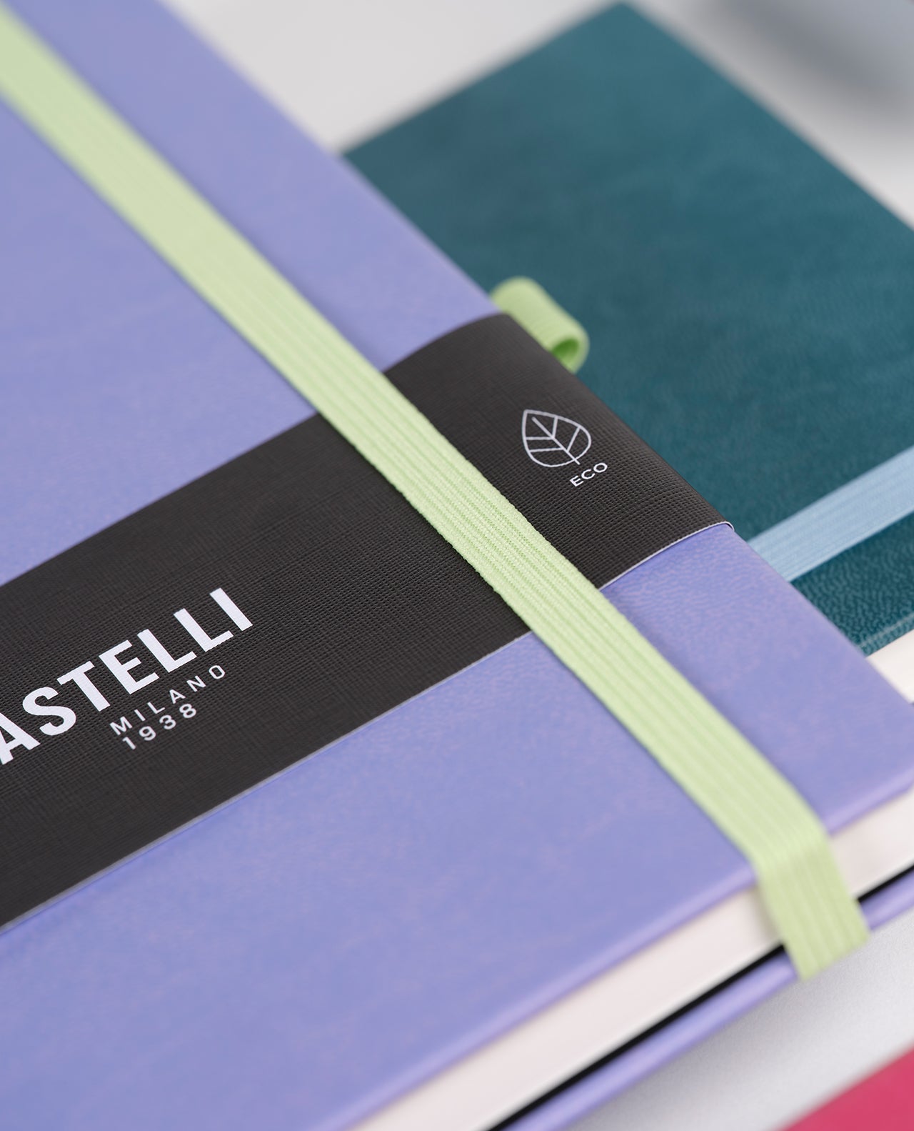 Carnet CASTELLI MILANO Kaleido - 19 x 25 cm - Hardcover - Ligné - Iris - 8056149953884