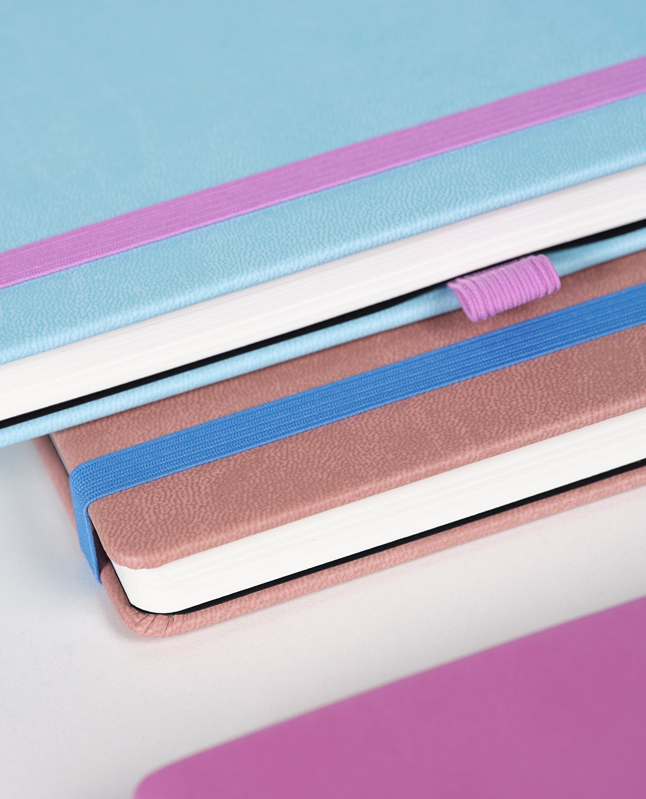 Carnet CASTELLI MILANO Kaleido - 19 x 25 cm - Hardcover - Ligné - Old Rose - 8056149953846