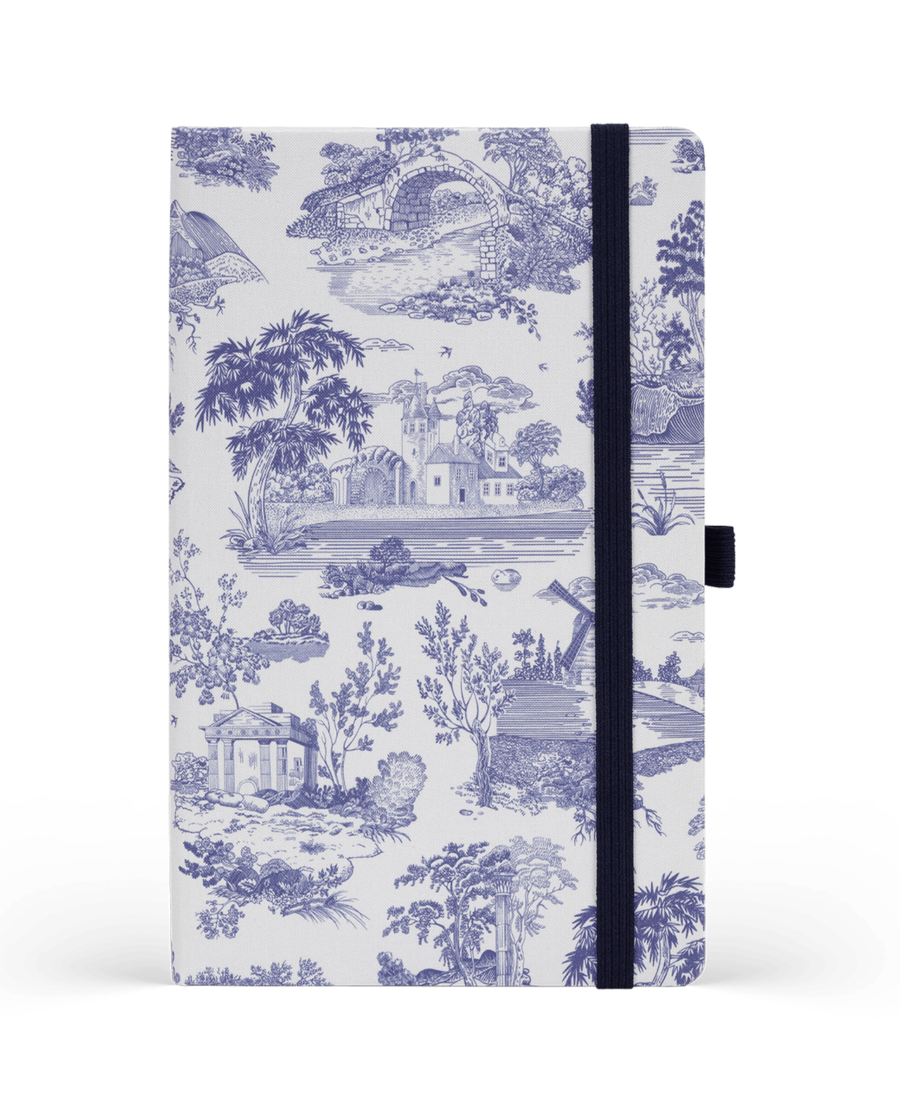 Carnet CASTELLI MILANO Landscapes - 13 x 21 cm - Hardcover - Ligné - Marine Blue - 8056149959862