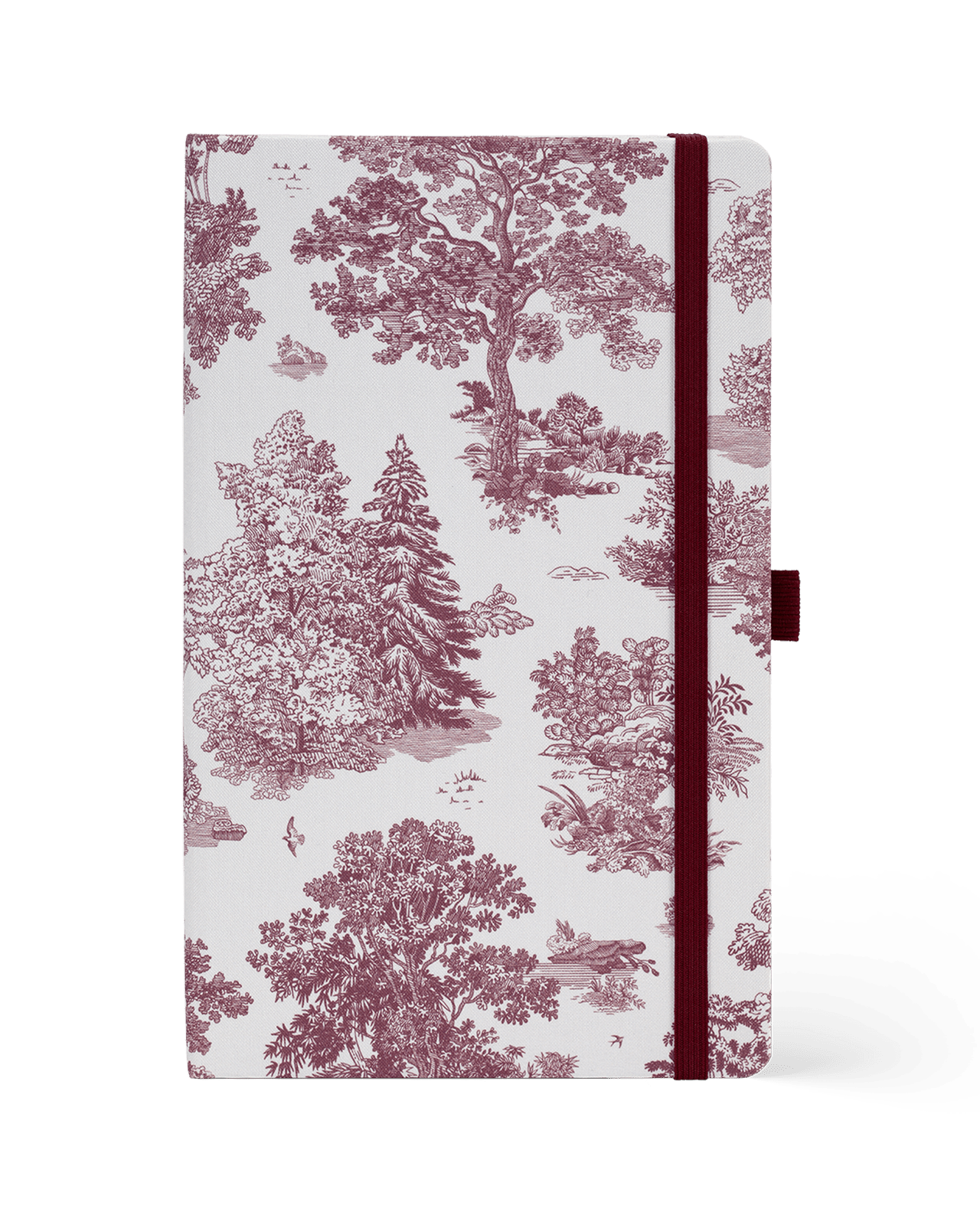 Carnet CASTELLI MILANO Landscapes - 13 x 21 cm - Hardcover - Ligné - Rosewood - 8056149959879