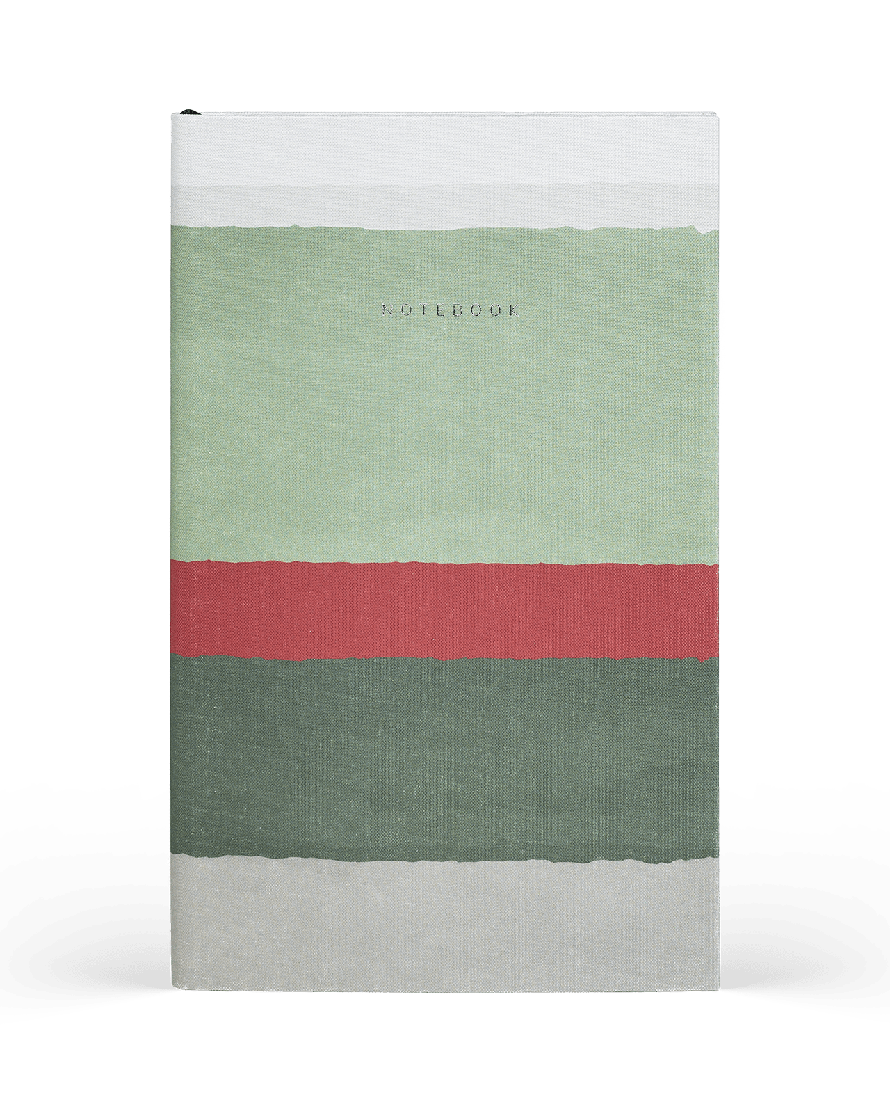 Carnet CASTELLI MILANO Stripes - 19 x 25 cm - Hardcover - Ligné - Sage - 8056149954577
