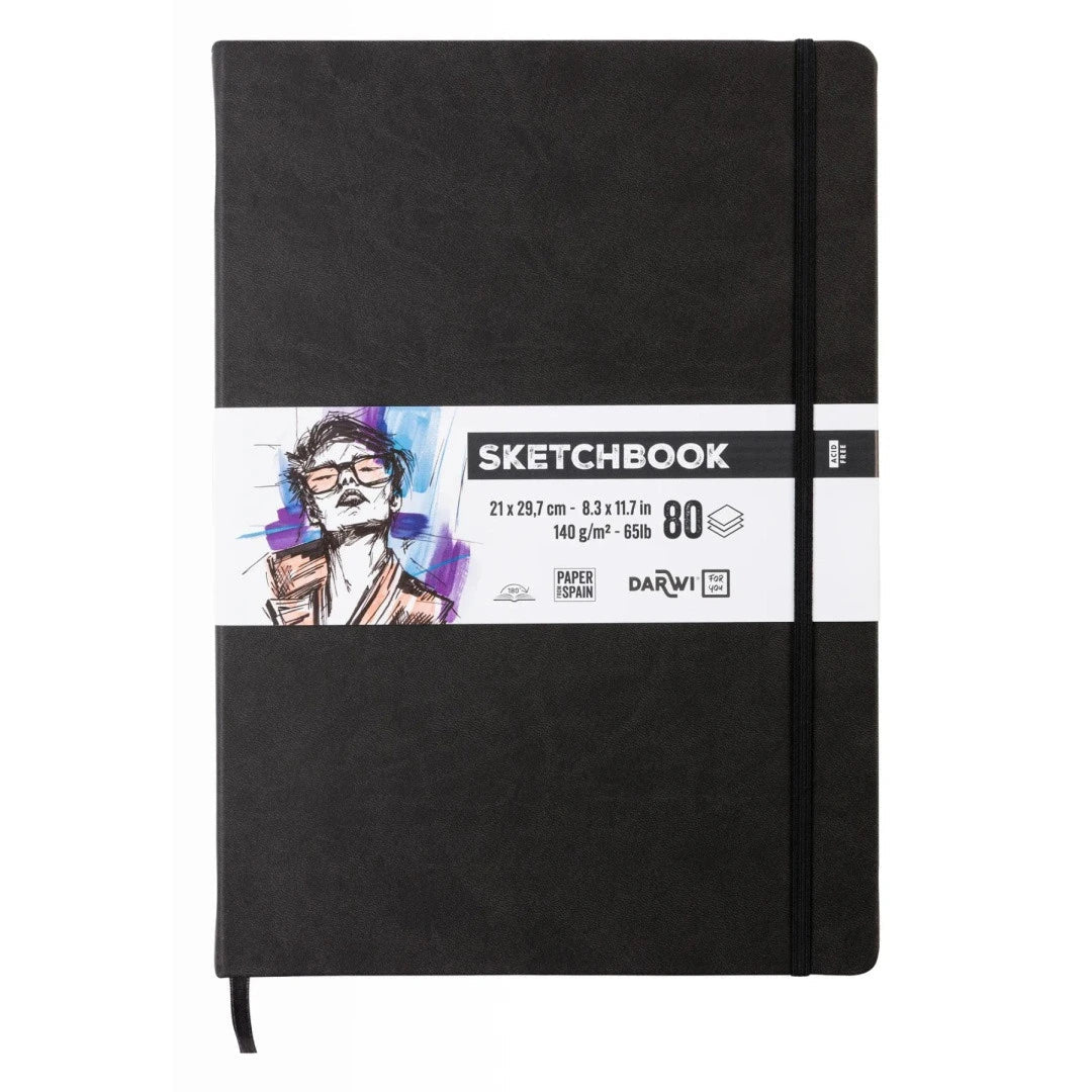 Carnet DARWI For You Sketchbook - A4 - Uni - Noir - 5411711466873