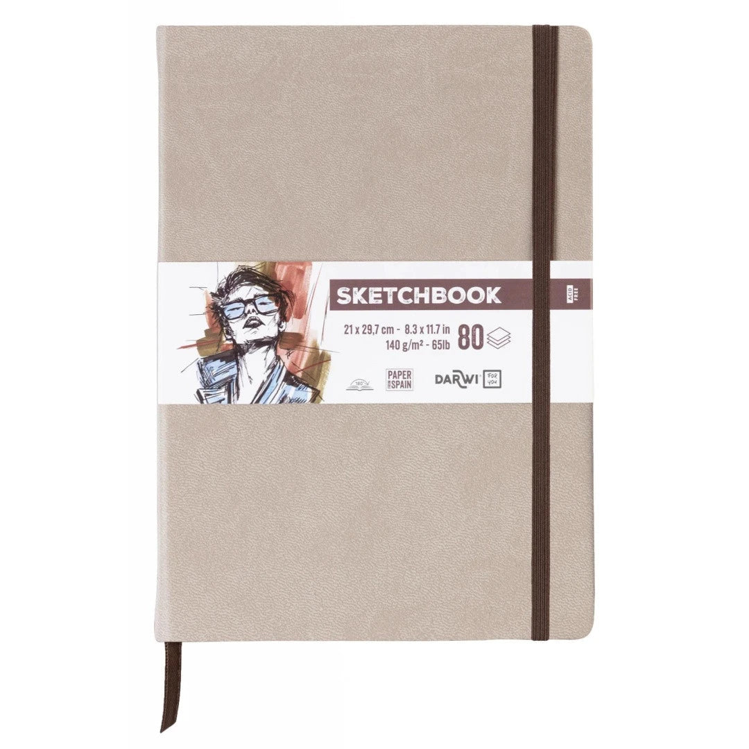 Carnet DARWI For You Sketchbook - A4 - Uni - Taupe - 5411711466903