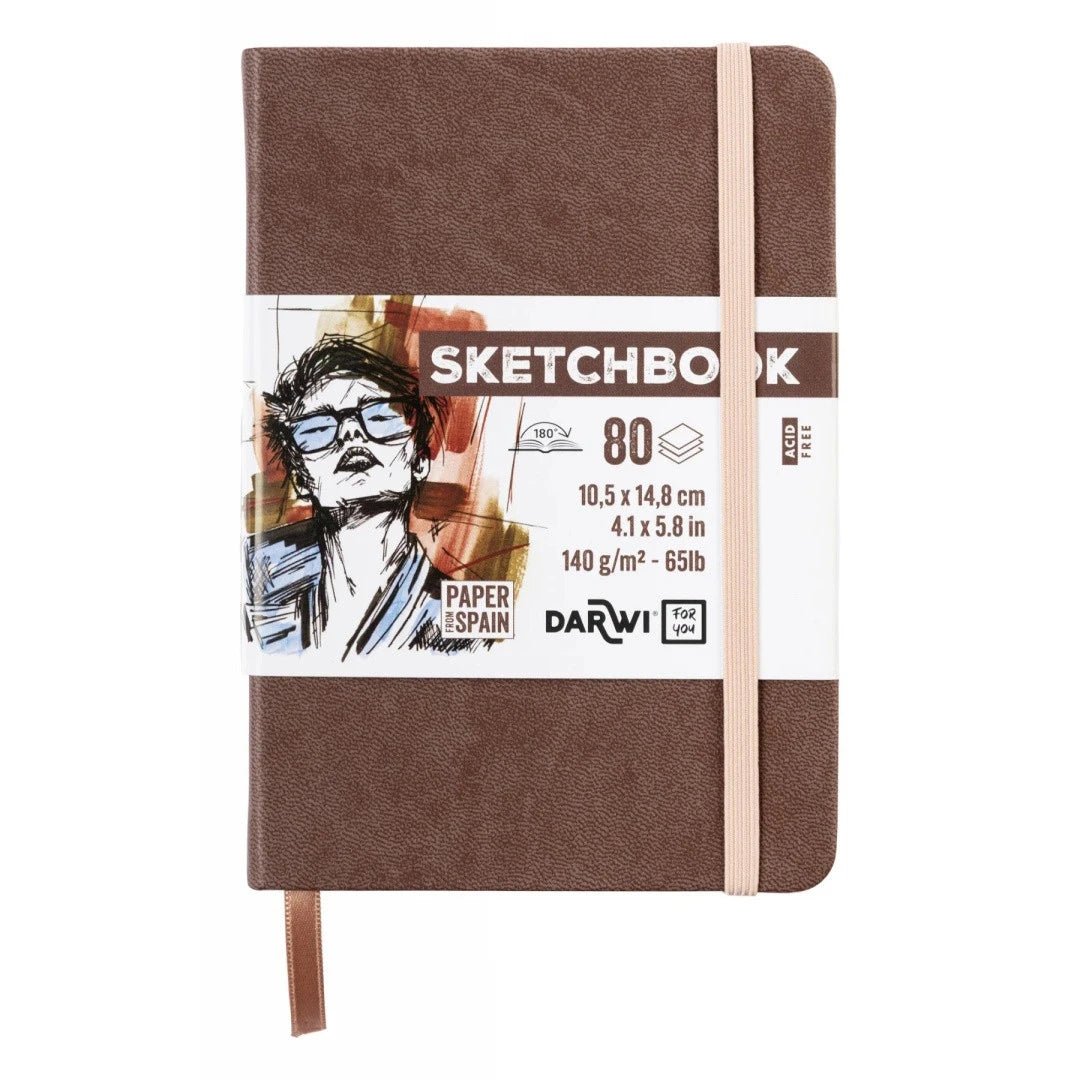 Carnet DARWI For You Sketchbook - A6 - Uni - Brun - 5411711466651