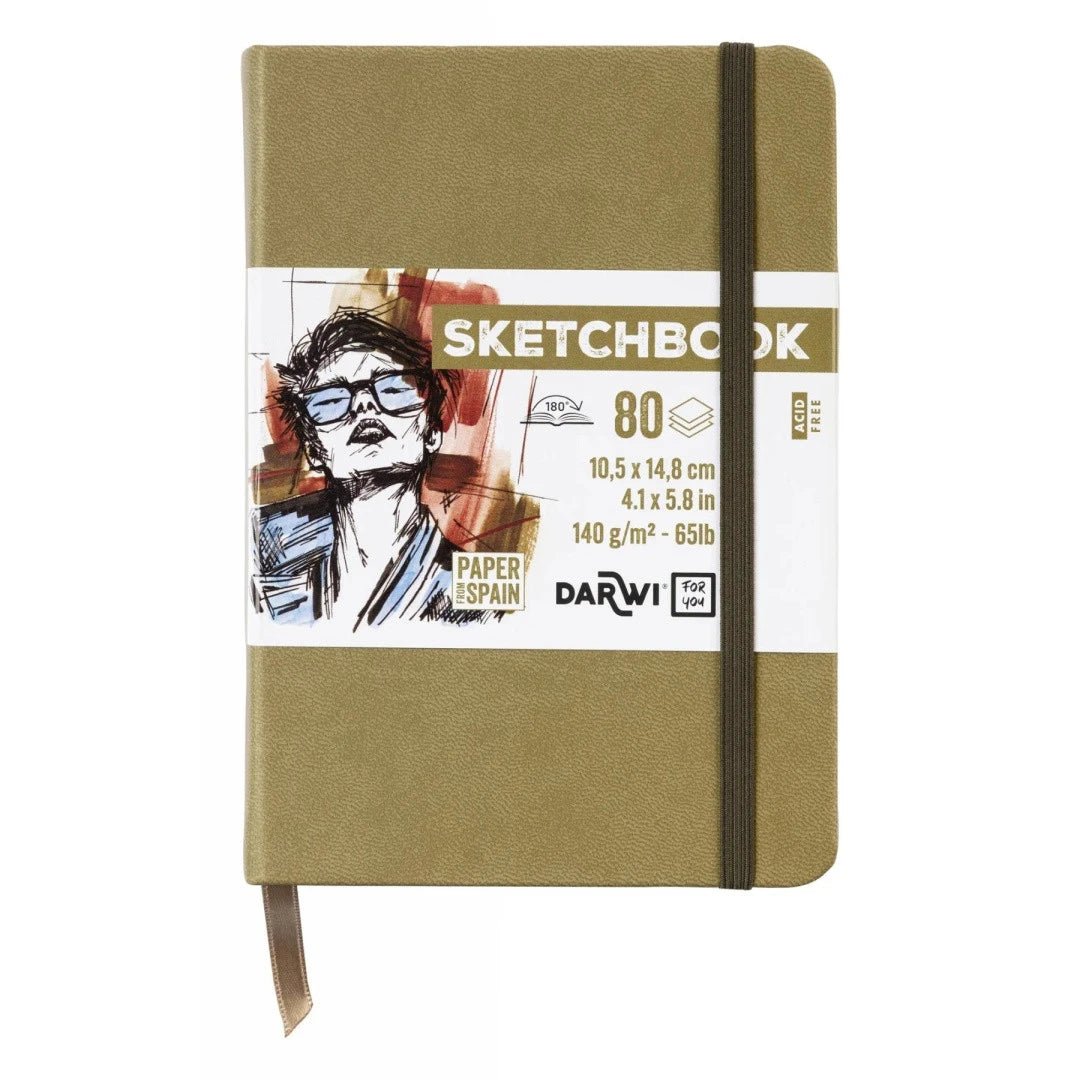 Carnet DARWI For You Sketchbook - A6 - Uni - Kaki - 5411711466644