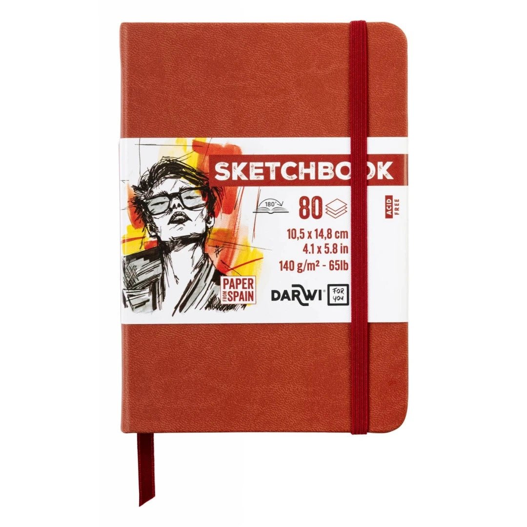 Carnet DARWI For You Sketchbook - A6 - Uni - Terracotta - 5411711466668