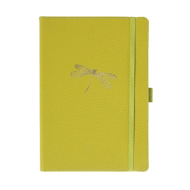 Carnet en cuir végétal ARTEBENE Majoie - A5 - Pointillé - Vert clair - 144p - 4035461333752