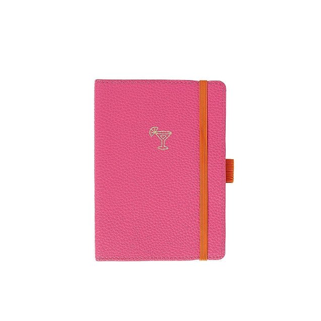 Carnet en cuir végétal ARTEBENE Majoie - A6 - Pointillé - Rose - 144p - 4035461333288