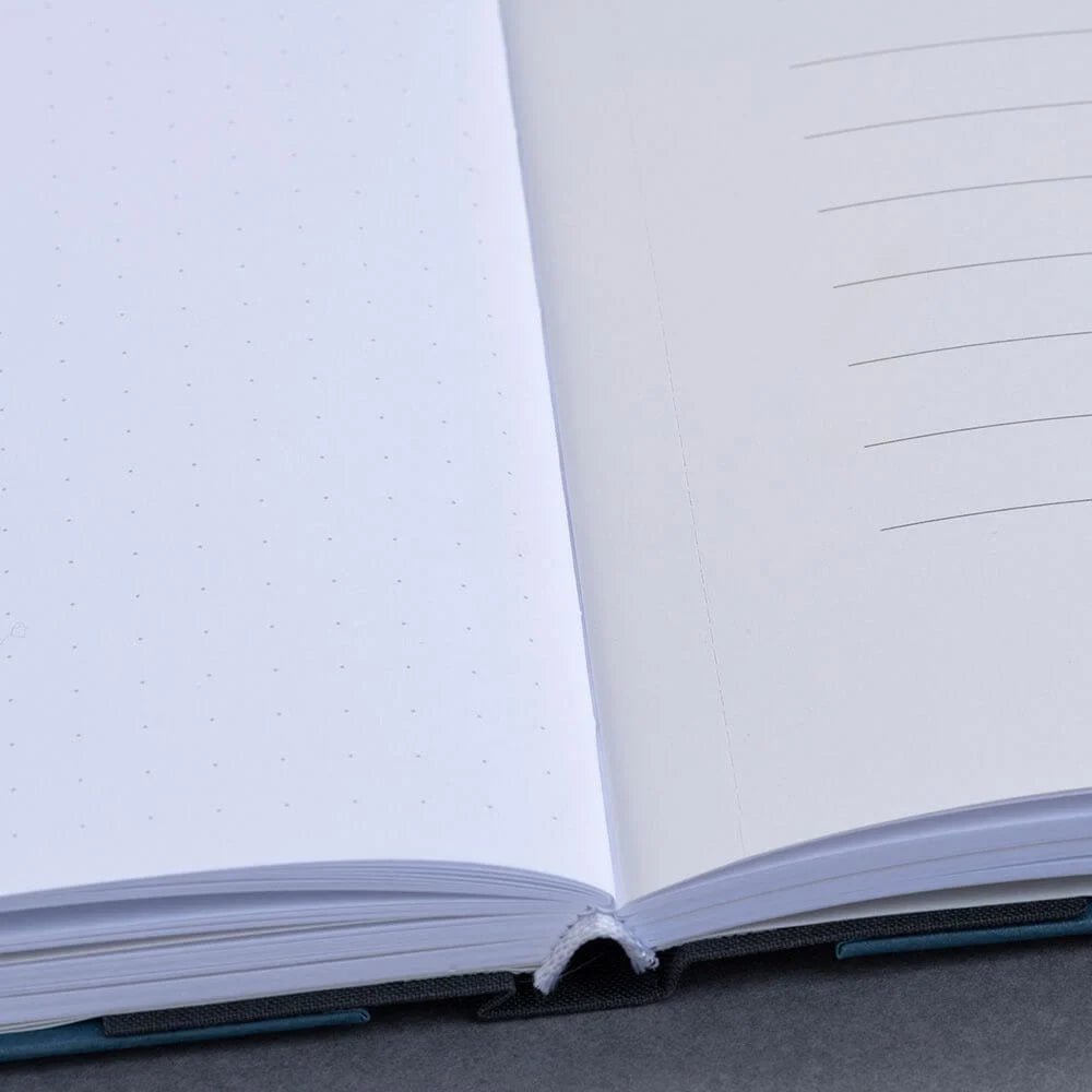 Carnet GMUND Paper Book - Hardcover - B5 - Pointillé - Denim - 
